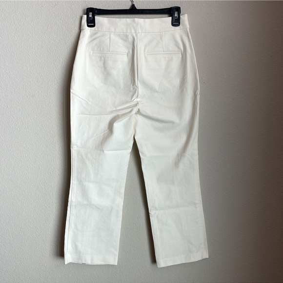10 Crosby Derek Lam Bianca Split Front Crop Trouser Size 4 - Picture 7 of 9